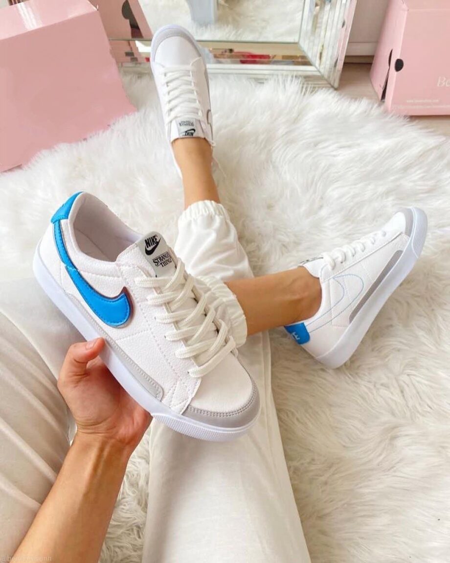 Replika Nike Blazer Beyaz-Mavi
